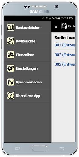 Bauskript Bautagebuch App screenshot 3