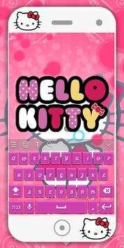 Pink Kitty Keyboard Theme screenshot 4