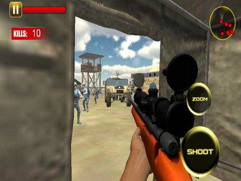 Desert Militer Sniper Perang screenshot 16