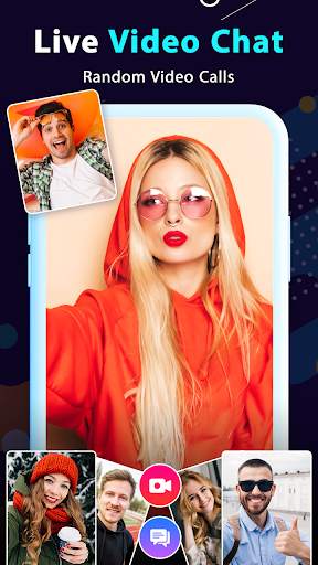Live Video Call - Girls Random Video Chat : MiNi स्क्रीनशॉट 2