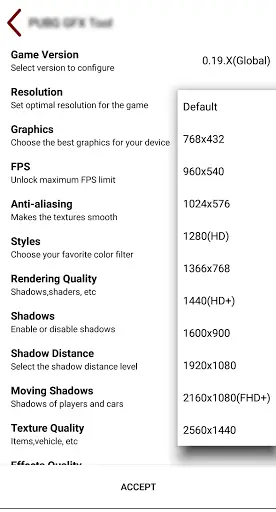 GFX and Game Booster 1 تصوير الشاشة