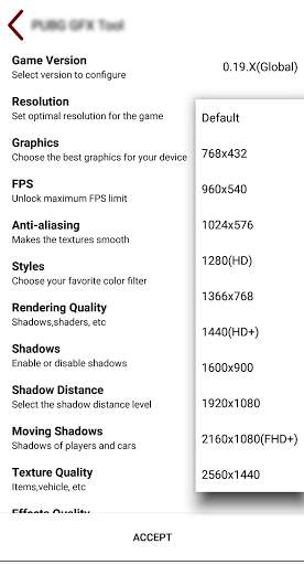 GFX and Game Booster screenshot 1
