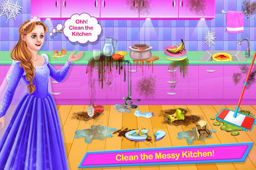 Princess House Cleaning - Dream Home Cleanup Game screenshot 3