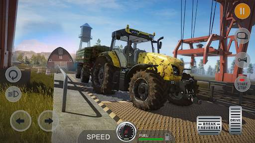 Gra symulatora jazdy ciągnika screenshot 1