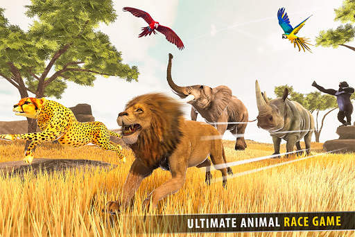 la savane des courses d'animaux 3D screenshot 5