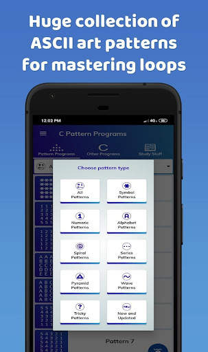 C Pattern Programs screenshot 2