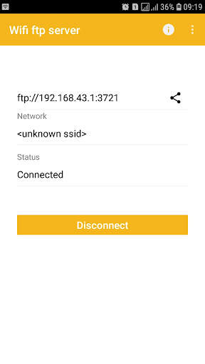 Wifi ftp server screenshot 2