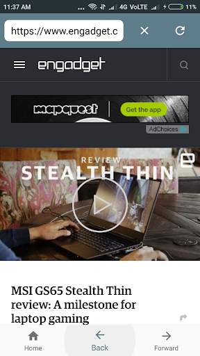 Simple Browser - Easy, Single Tab, Lightning Fast screenshot 4