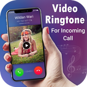 Video Ringtone for Incoming Call أيقونة