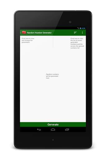 Random Numbers Generator 9 تصوير الشاشة