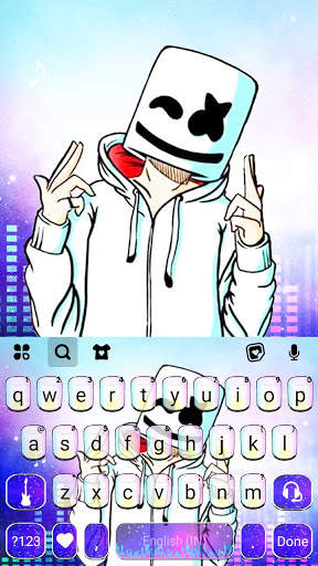 Club Doodle DJ Keyboard Background screenshot 5