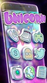 Unicorn Galaxy Glitter Launcher screenshot 3