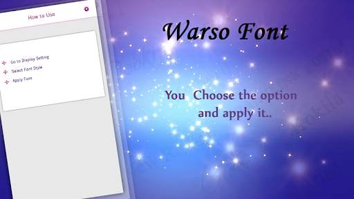 Myanmar Warso Font screenshot 3