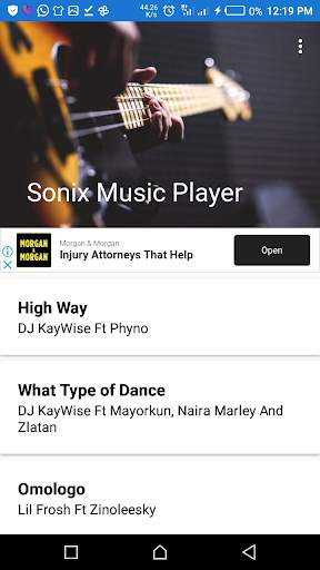 Sonix Music Player screenshot 2