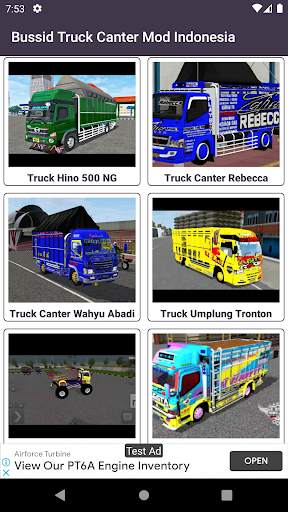 Bussid Truck Canter Mod Indonesia screenshot 3