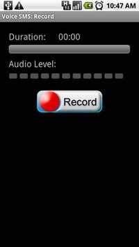 Voice SMS screenshot 1