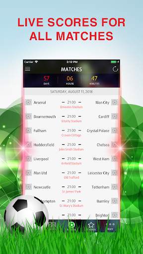 Live Score Premier League screenshot 1
