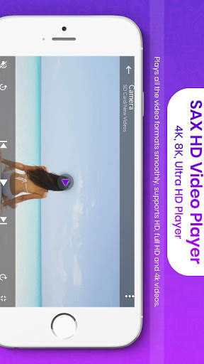 SAX HD Video Player - 4K, 8K,  screenshot 1