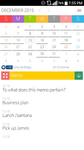 Life Calendar Free screenshot 1