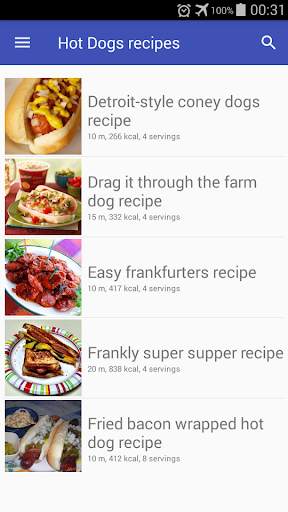 Hot Dogs and Corn Dogs recipes for free app screenshot 6