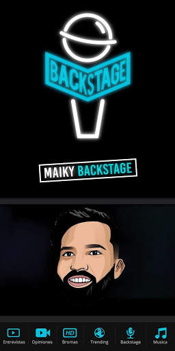 Maiky Backstage screenshot 2