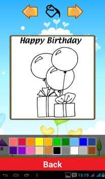 Birthday Coloring Games screenshot 2