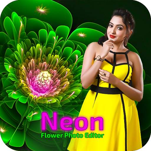 Neon Flower Photo Editor 1.3