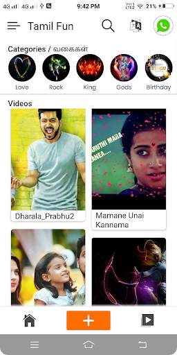 Tamil FunBox - Tamil Status Video Maker 2021 screenshot 3