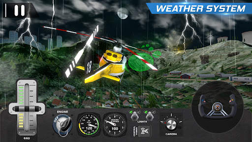 Helicopter Flight Pilot 1 تصوير الشاشة