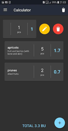 Carbohydrates Calculator screenshot 3