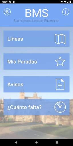 BMS - Bus Metropolitano de Salamanca screenshot 1