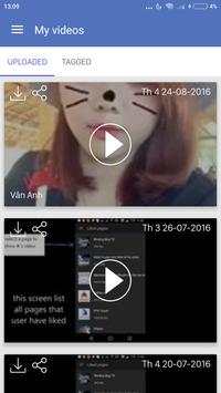 Video downloader for Facebook screenshot 3