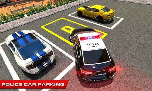 Super police car parking driving school hd screenshot 1
