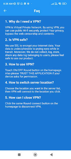 CAT VPN screenshot 5