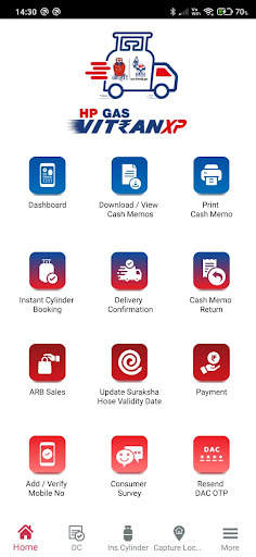 HP Gas Vitran screenshot 2