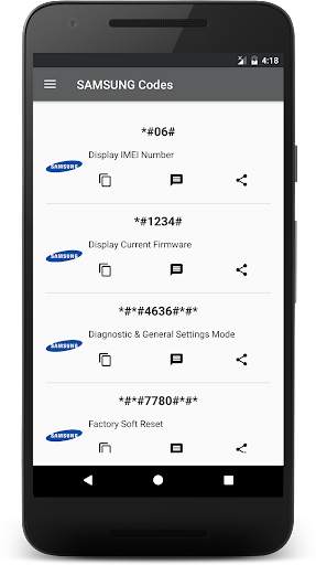 Secret Codes For Android screenshot 3