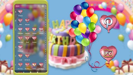Happy Birthday Launcher Theme screenshot 3