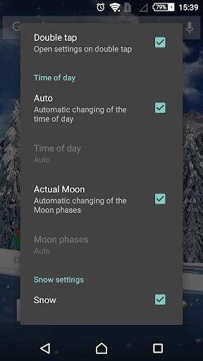 Christmas Snowfall Live Wallpaper screenshot 5
