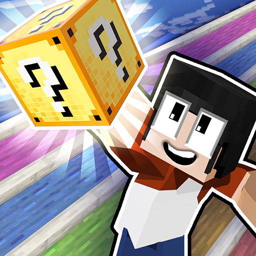 Lucky Block Race Map MCPE icon