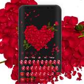 Red Rose Keyboard Theme 10001004