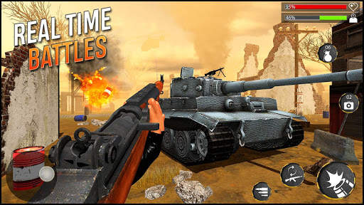 World War Commando Army Battleground Survival Game screenshot 4