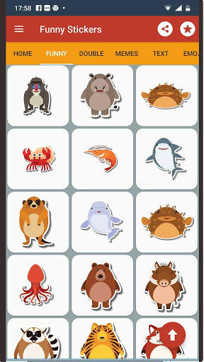 Funny GIF Stickers and emojis screenshot 6