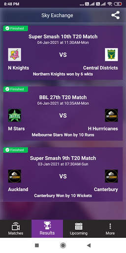 Sky Exchange Cricket Live Line screenshot 3