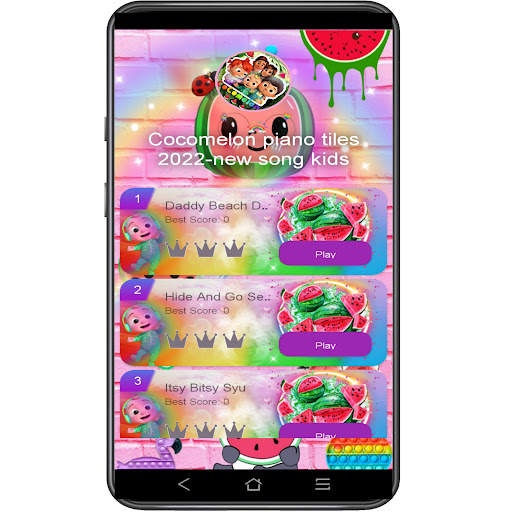 Cocomelon piano tiles screenshot 1