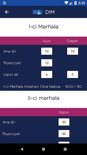 DİM İmtahan ballarının hesablanması screenshot 5