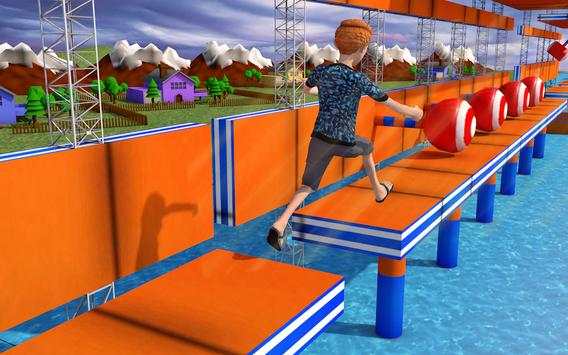 Stuntman Run - Water Park 3D screenshot 2