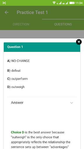 SAT Test Writing & Language скриншот 4
