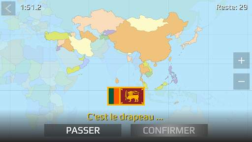 Carte du monde Quiz screenshot 2