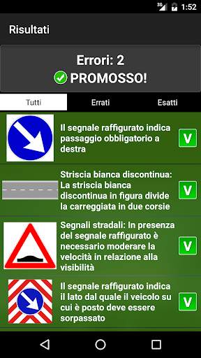 Quiz Patente di Guida Gratis: Esame Patente Auto B скриншот 4