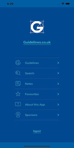 Guidelines screenshot 1